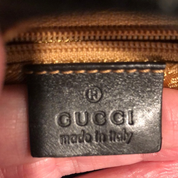 💯Gucci Suede Bamboo Top Handle Bag - Picture 11 of 16